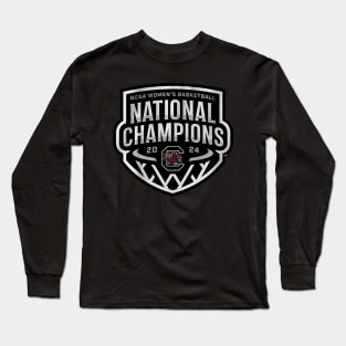 South Carolina Women's Basketball 2024 National Champions Logo Long Sleeve T-Shirt